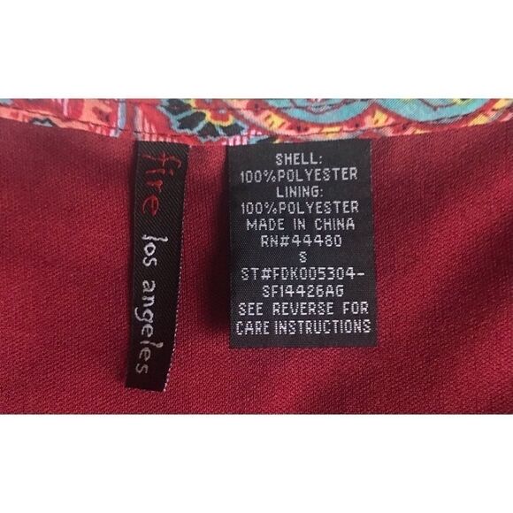 FIRE LOS ANGELES “Size S” Bell Sleeved Boho Dress - Picture 4 of 4